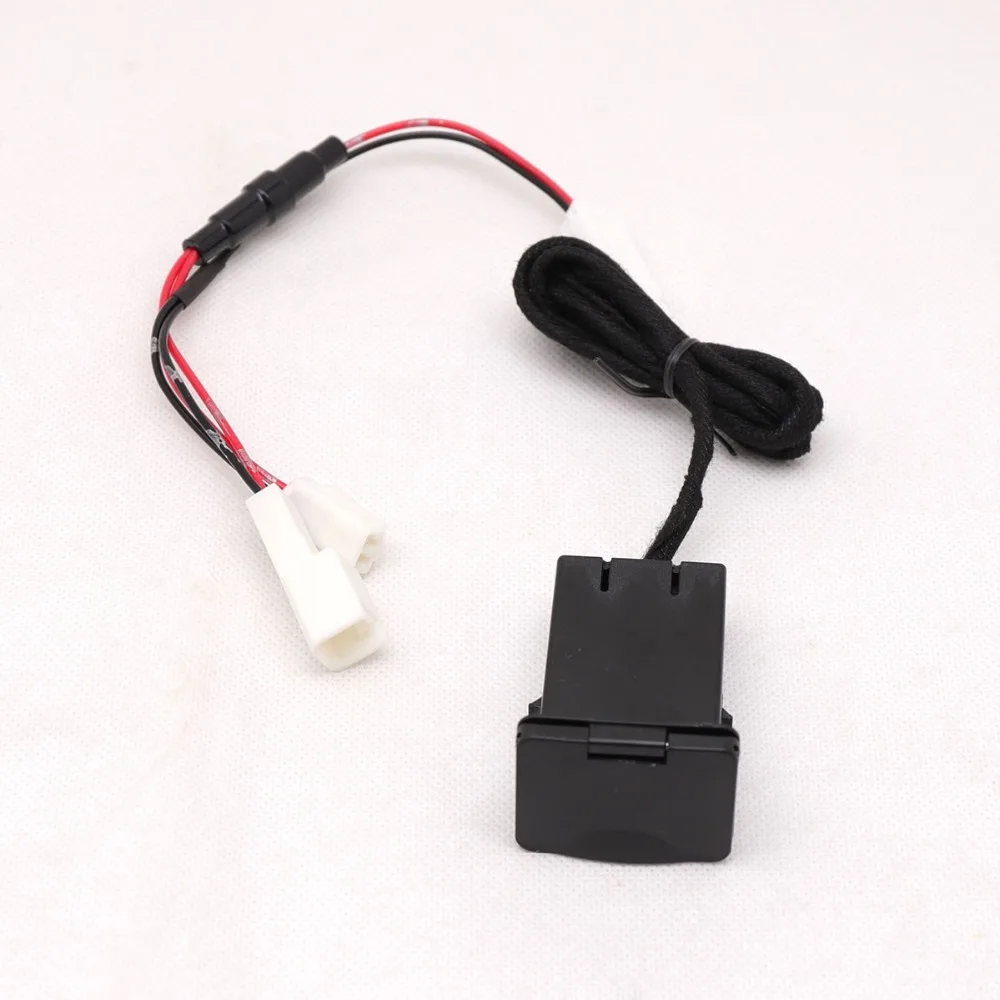 QC3.0 Quickcharge автомобильное заднее зарядное устройство для сидения двойной USB телефон прокладка Адаптер Plug& Play кабель для- Toyota Alphard Vellfire 30 35