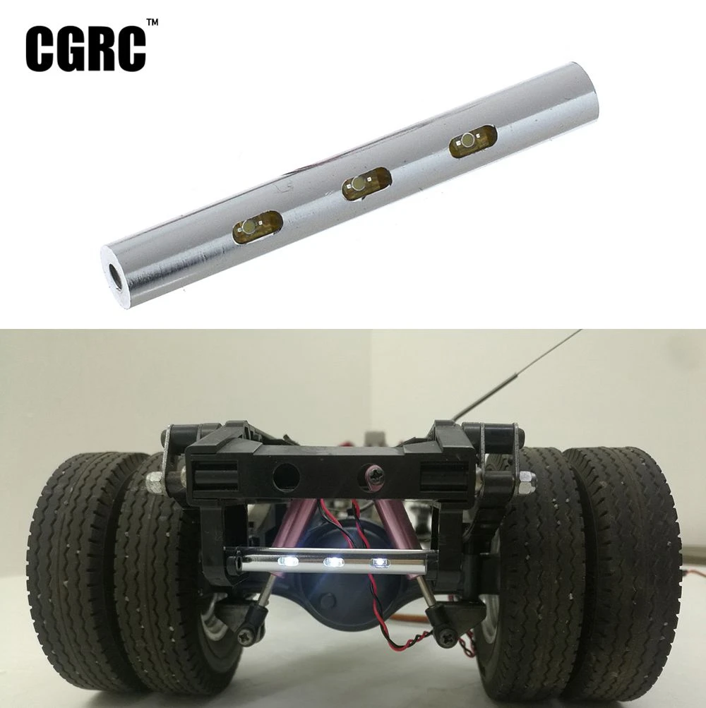 Cnc алюминиевый сплав металл светодиодный задний свет для 1/14 Tamiya RC грузовик