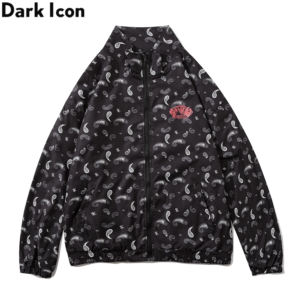 Ветровка с принтом бандана DARK ICON мужские куртки воротником стойкой Новое