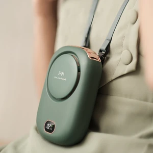 Portable Hanging Neck Fan Wearable Personal Fan Battery Operated USB Rechargeable 3 Speed Mini Handheld Air Conditioning Fan Portable Hanging Neck Fan Wearable Personal Fan Battery Operated USB Rechargeable 3 Speed Mini Handheld Air Conditioning Fan