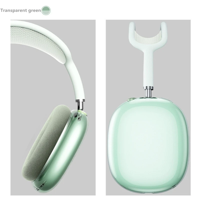 

TPU transpare Protective Sleeve Case Sleeve Skin Cover for AirPods Max True Wireless Headphone Shockproof with Anti-slip