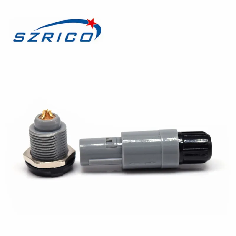 

SZRICO Other degrees, single key position, double key position 1P Plastic Medical Plug Circular Push Pull Connector