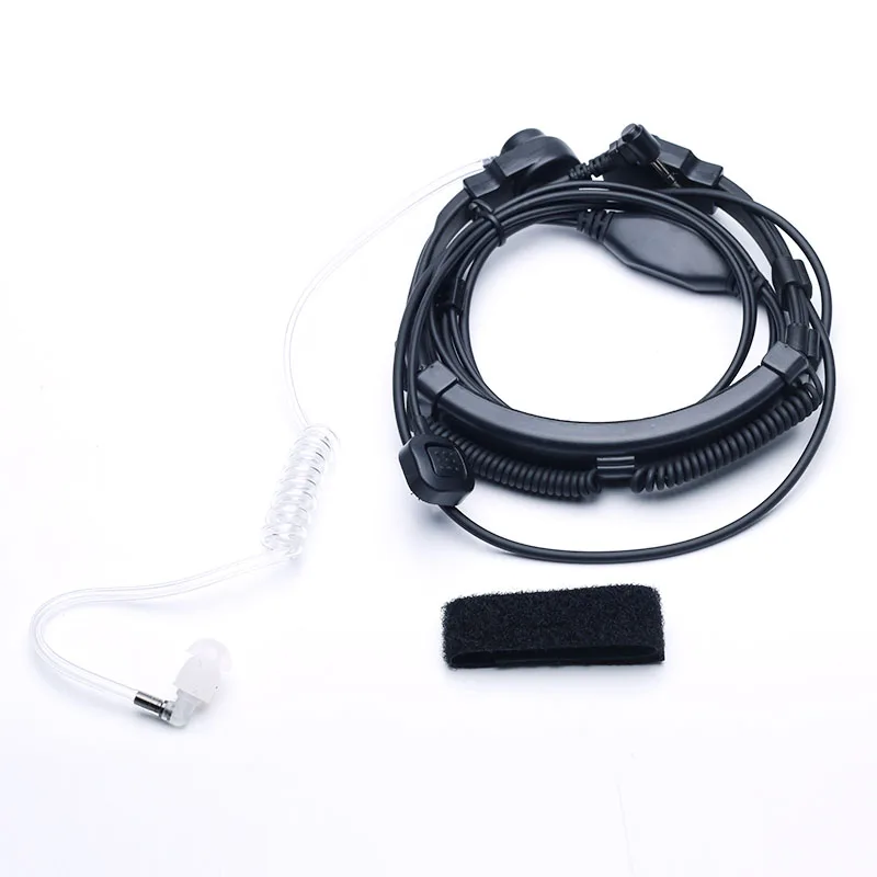 

2.5mm Headset Throat Microphone Mic Earpiece PTT for Walkie Talkie Motorola TLKR T80 T60 T5410 T5428 FR50