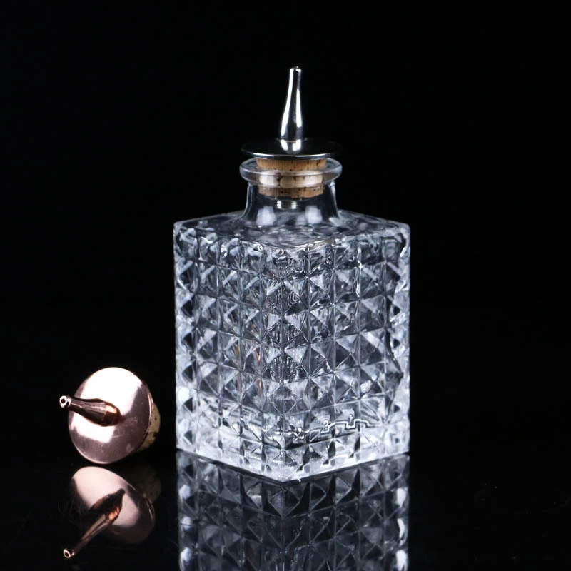 Стеклянный спрей 90 мл бутылка с горьким пипеткой бессвинцовый стержень