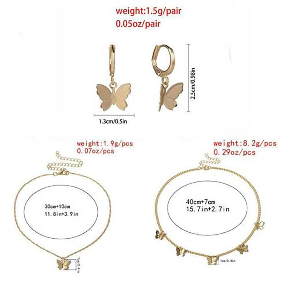 

Cute Vintage Butterfly Choker Necklace for Women Chain Statement Collar Female Bohemia Best Jewelry Choker Necklace Gift