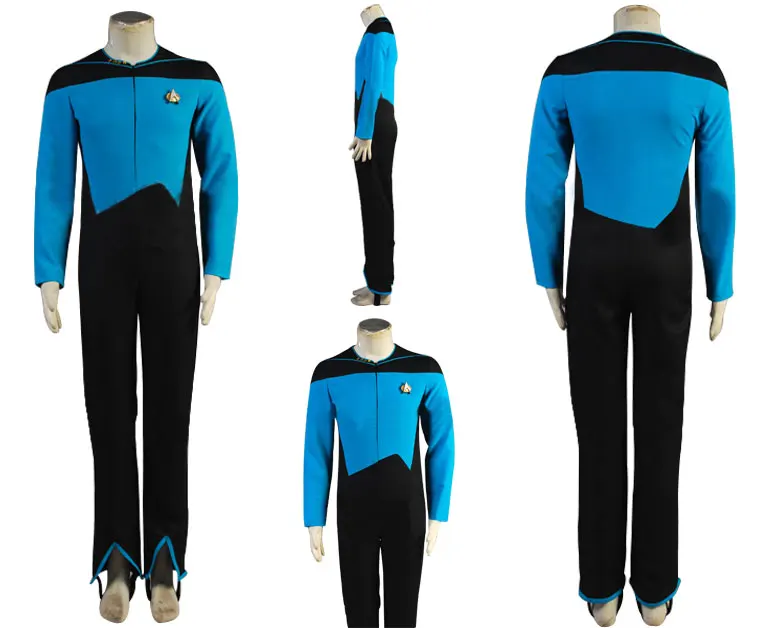 Звездный Косплей трек TNG медицинская медицина Униформа Чирок Костюм Хэллоуин