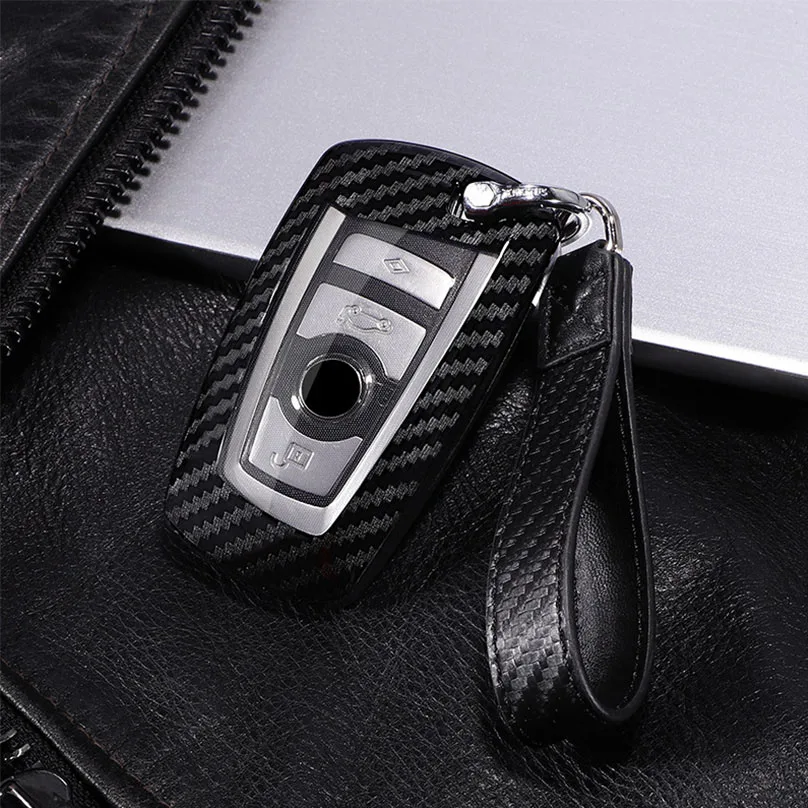 Высококачественный чехол для ключей из углеродного волокна BMW 1 2 3 4 5 6 7 Series X3 X4 |