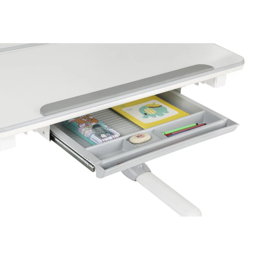 Парта Smart E502 полноразмерная L-образная столешница с выдвижным ящиком | Мебель