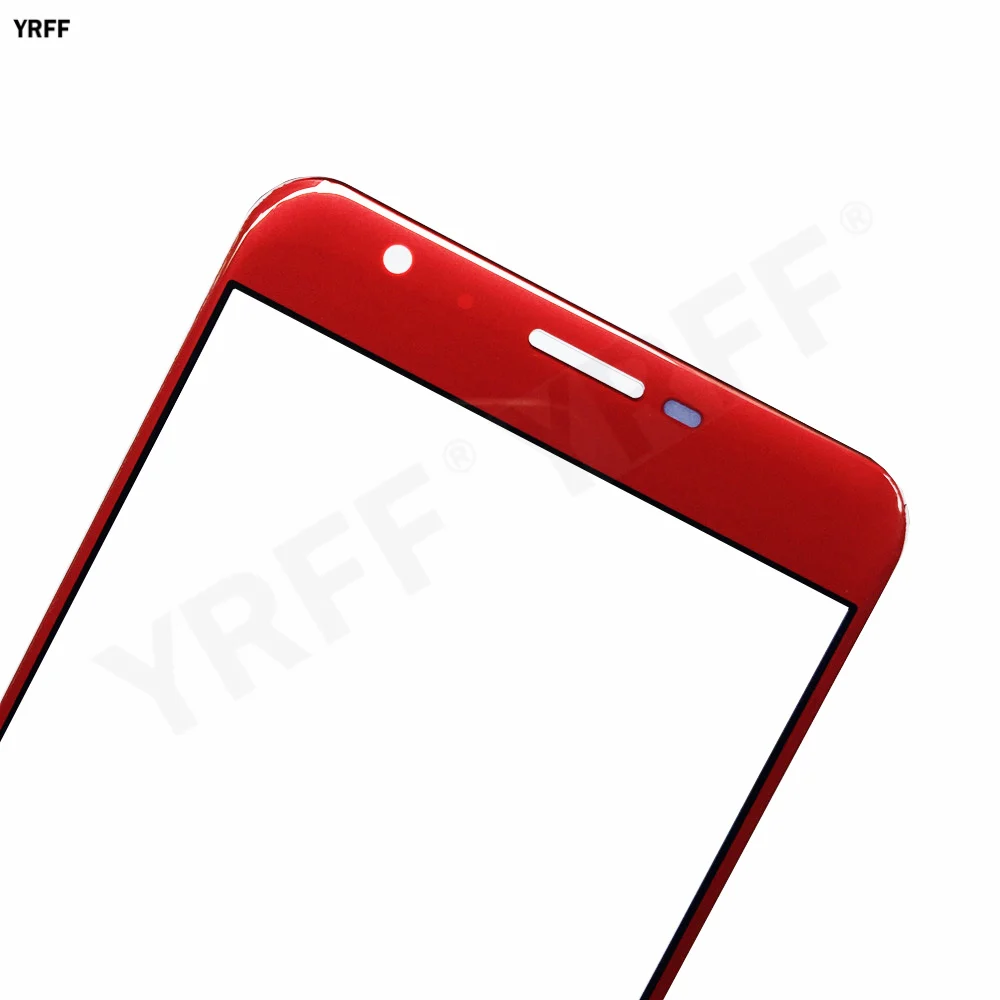 m4s mobile phone repair panel touch parts for kata m4s front outer glass panel no touch screen red colour 3m glue free global shipping