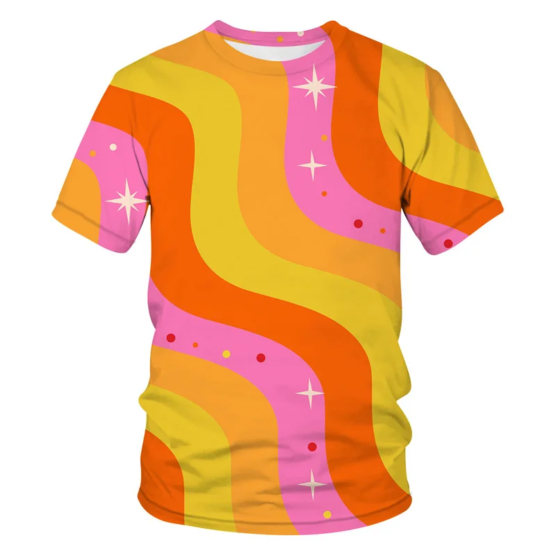 Новая популярная 3d короткая рубашка с манго Мужская модная рисунком граффити