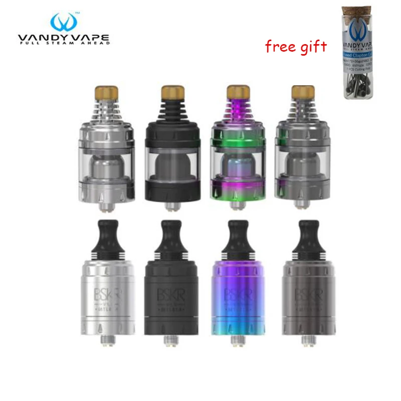 Оригинальный vandy VAPE Berserker V1.5 MTL RTA бак 3 мл электронная сигарета распылитель с 510 Drtp