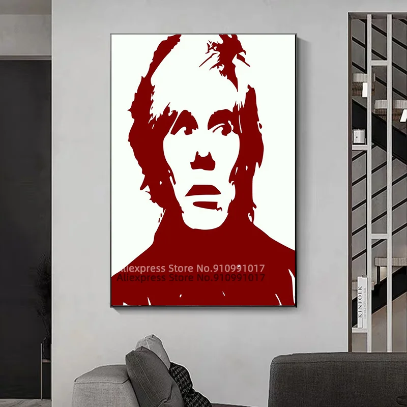 Andy Warhol Pop Art портретный плакат холст с рисунком настенные красочные картины для