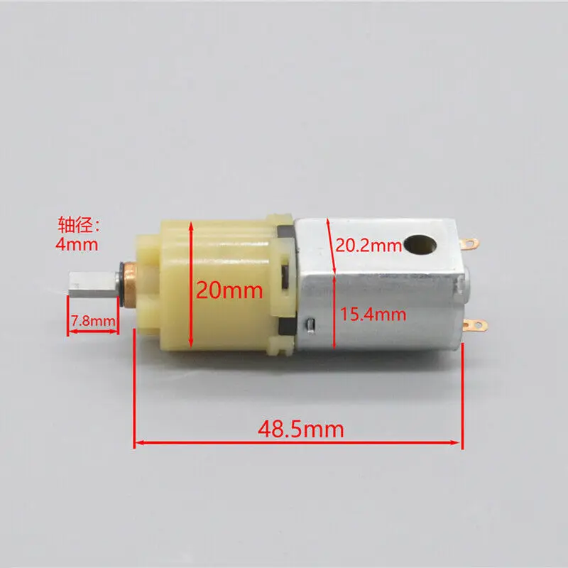 Миниатюрный планетарный редукторный двигатель постоянного тока 5 в 6 9 12 В 15 60