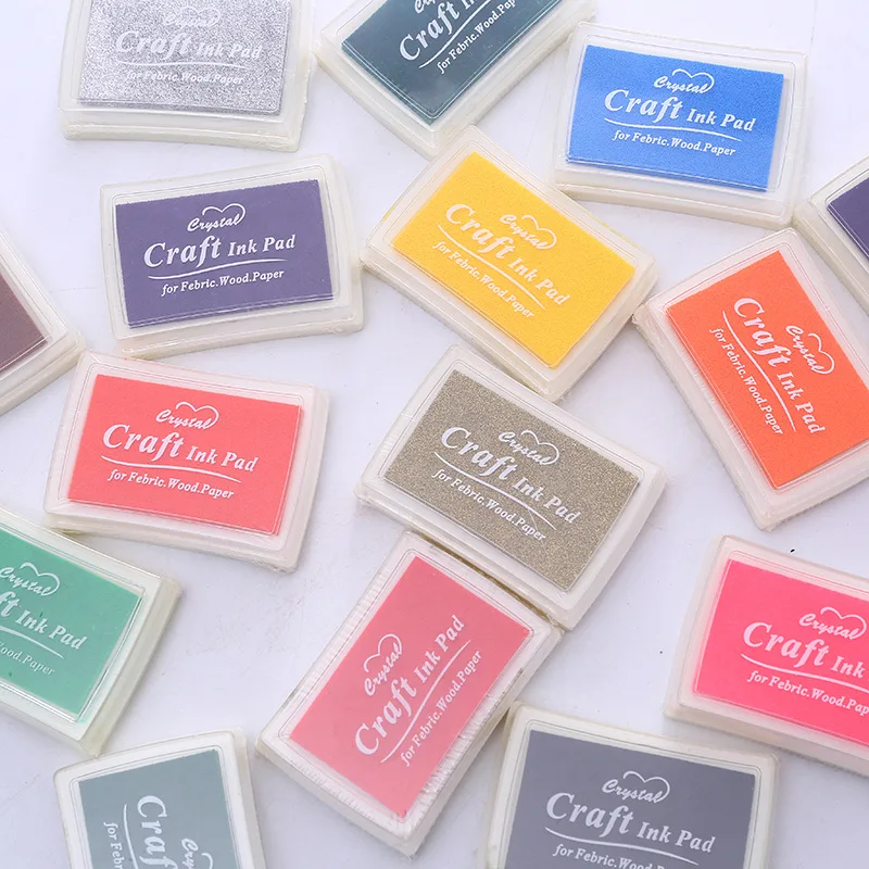 4 вида цветов DIY Скрапбукинг старинные ремесла штемпельная подушечка красочная