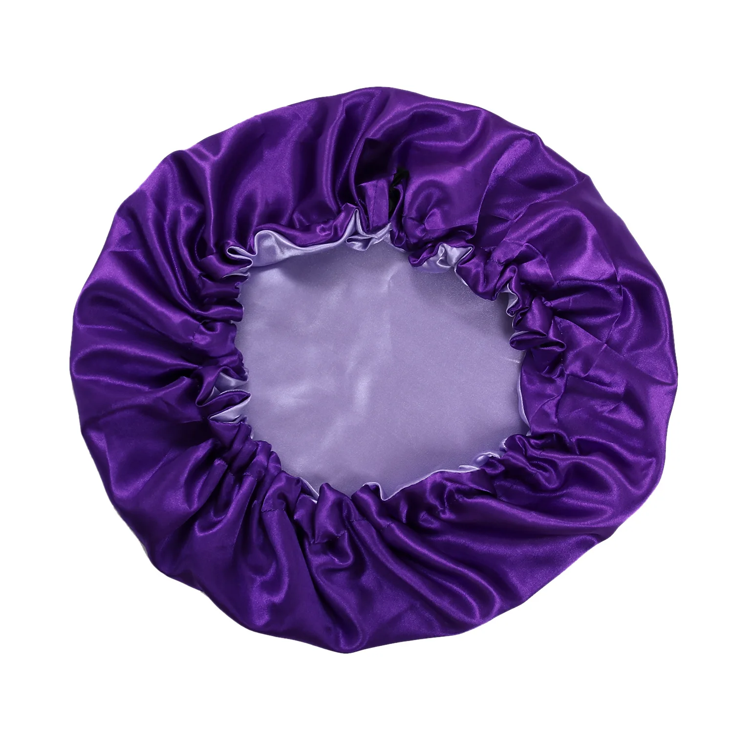 

Satin bonnet Silk double-layered t-shirt night hat female long hair moon hair care chemotherapy cap loose adjustment buckle hat