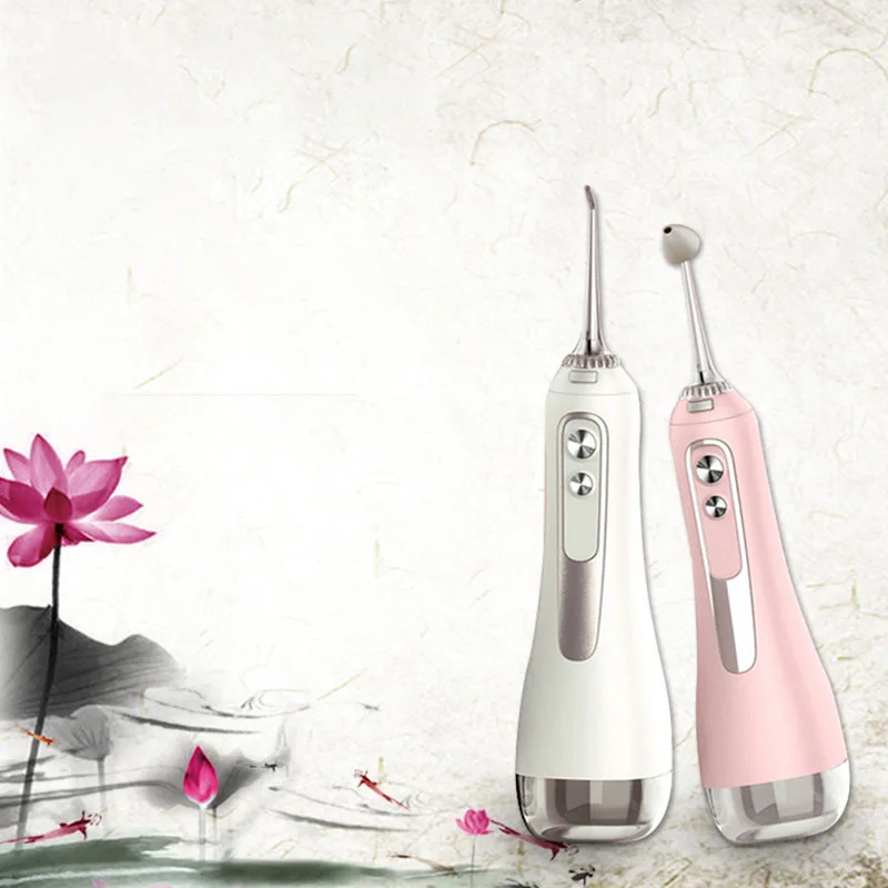 

Oral Irrigator USB Rechargeable Water Flosser Portable Water Flosser Irrigator Teeth Cleaner