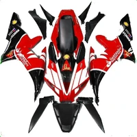 free delivery yzf r1 02 03 red black new fashion abs fairings kits fit for yamaha yzf r1 2002 2003 motorcycle fairing