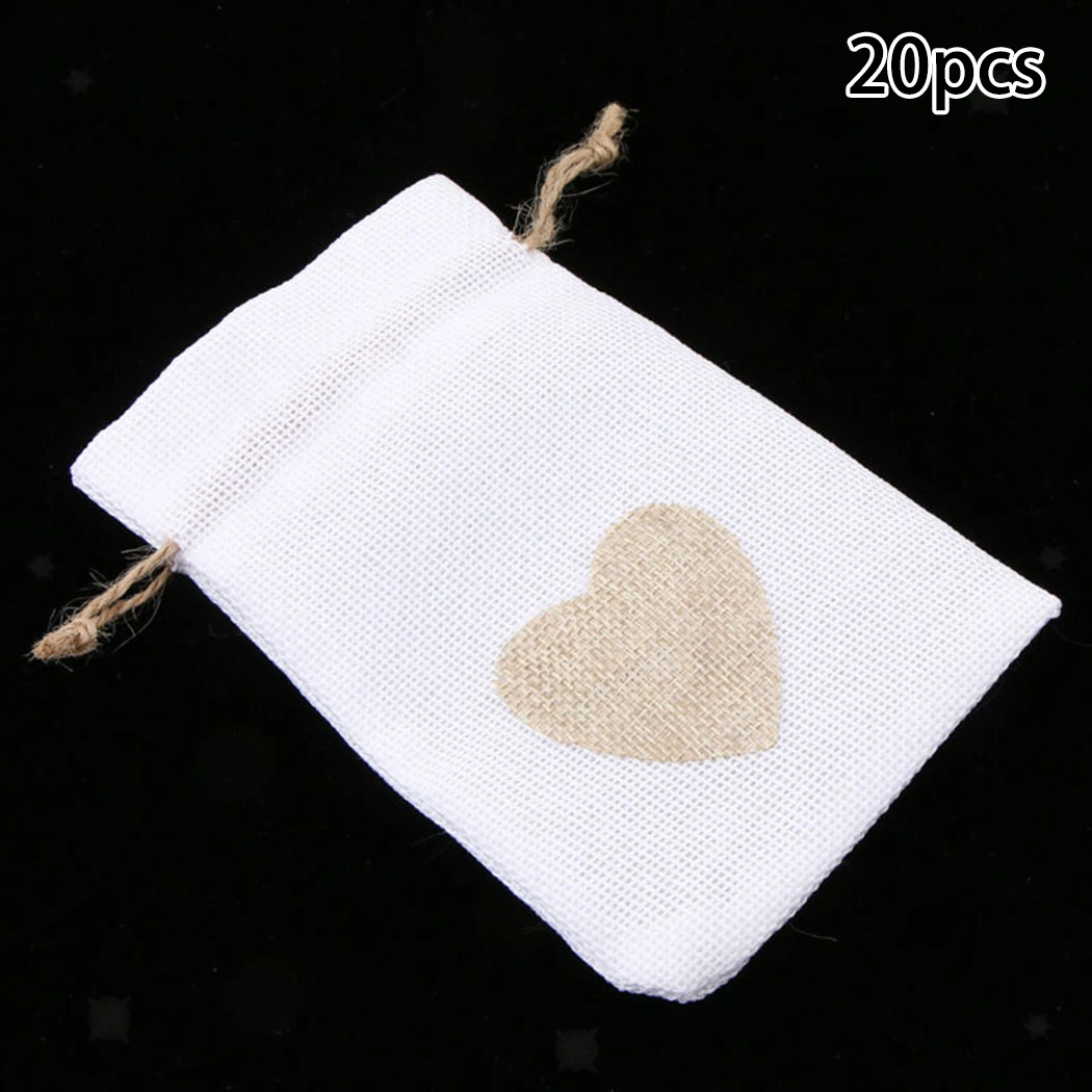

Burlap Gift Bags Sacks Jewelries Makeup Toys 10x14cm Favors Drawstring