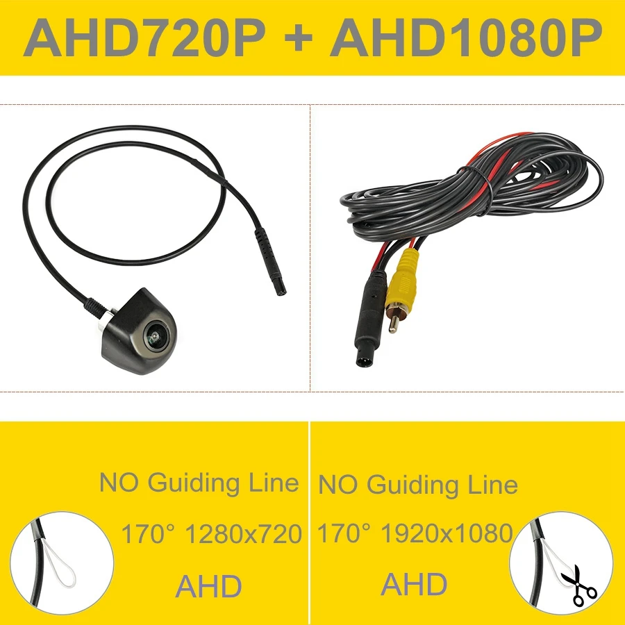 

DIYSECUR AHD 1920x1080P Backup Car Camera 170 Degree Fish Eye Lens Starlight Night Vision HD Vehicle Rear View Camera