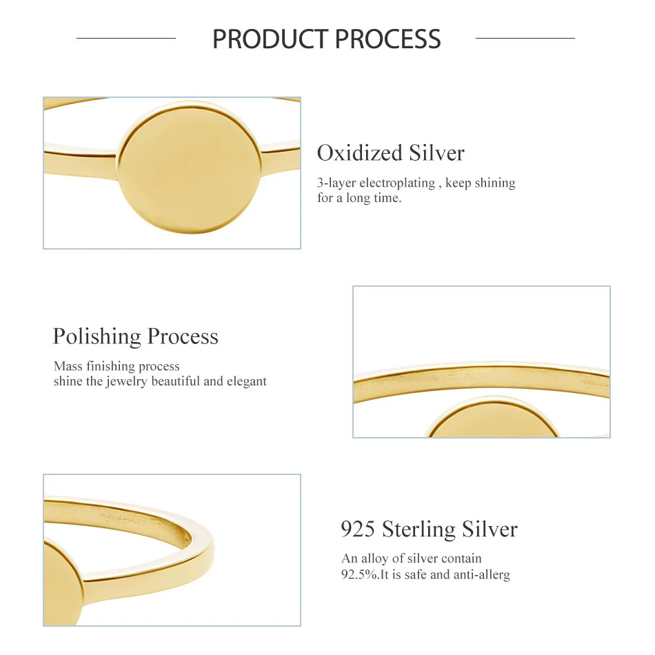 Женское кольцо из серебра с покрытием 18 каратного золота|Кольца| |