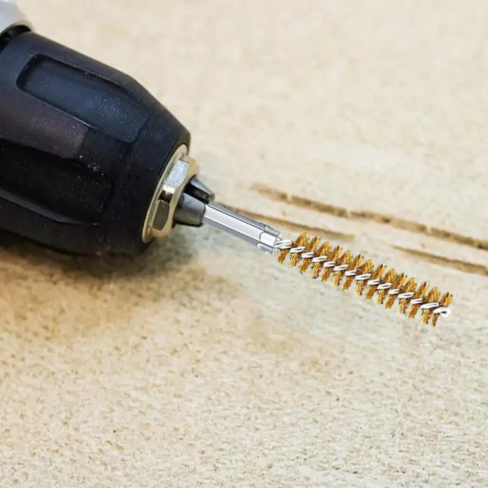 Набор щеток для чистки комплект из 12/24 чистящих проволоки с латунной щетиной