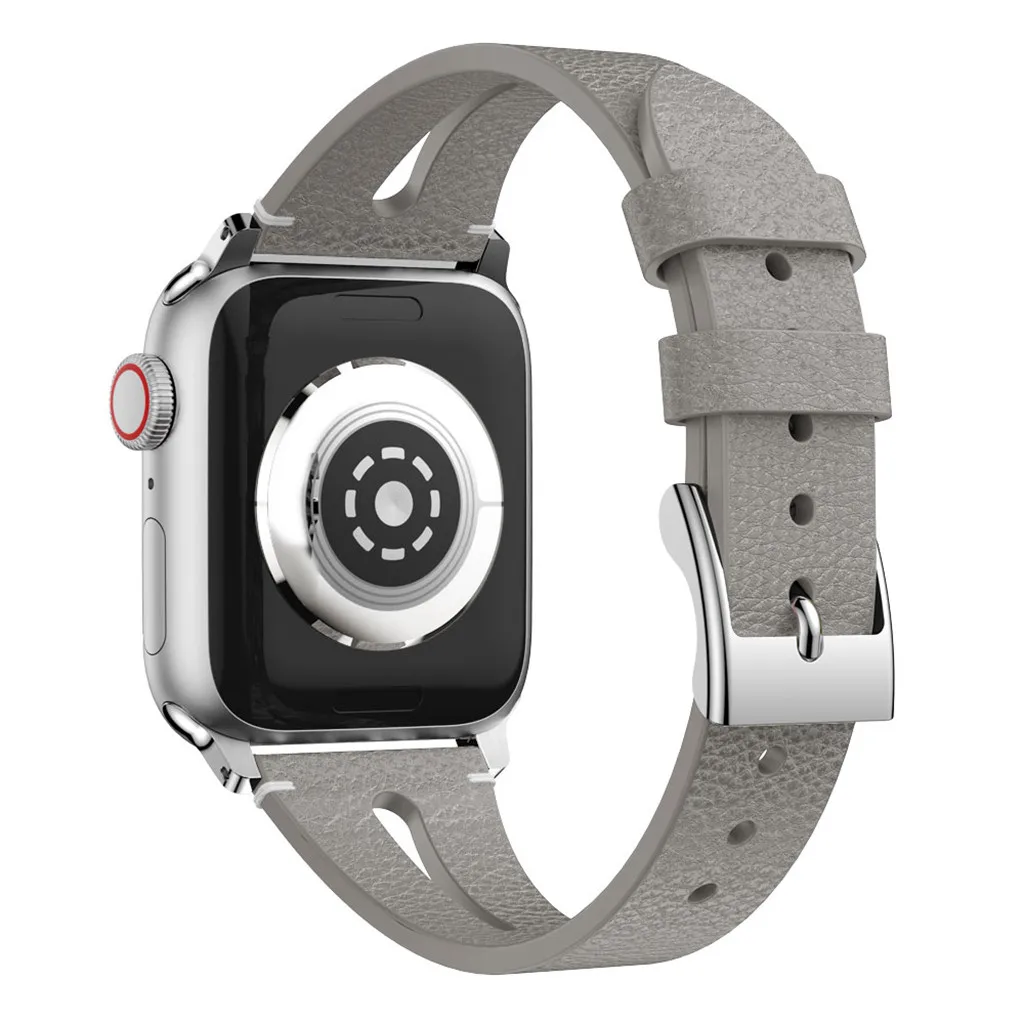 Дизайн для наручных часов Apple Watch серии 1/2/3/4/38 40 мм роскошный кожаный джинсовые браслетный ремешок для часов для подарков 135 мм-205 мм