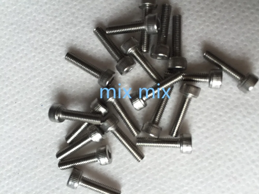 Набор шестигранных болтов Fixmee 100 Метрическая резьба м3 из нержавеющей стали 304