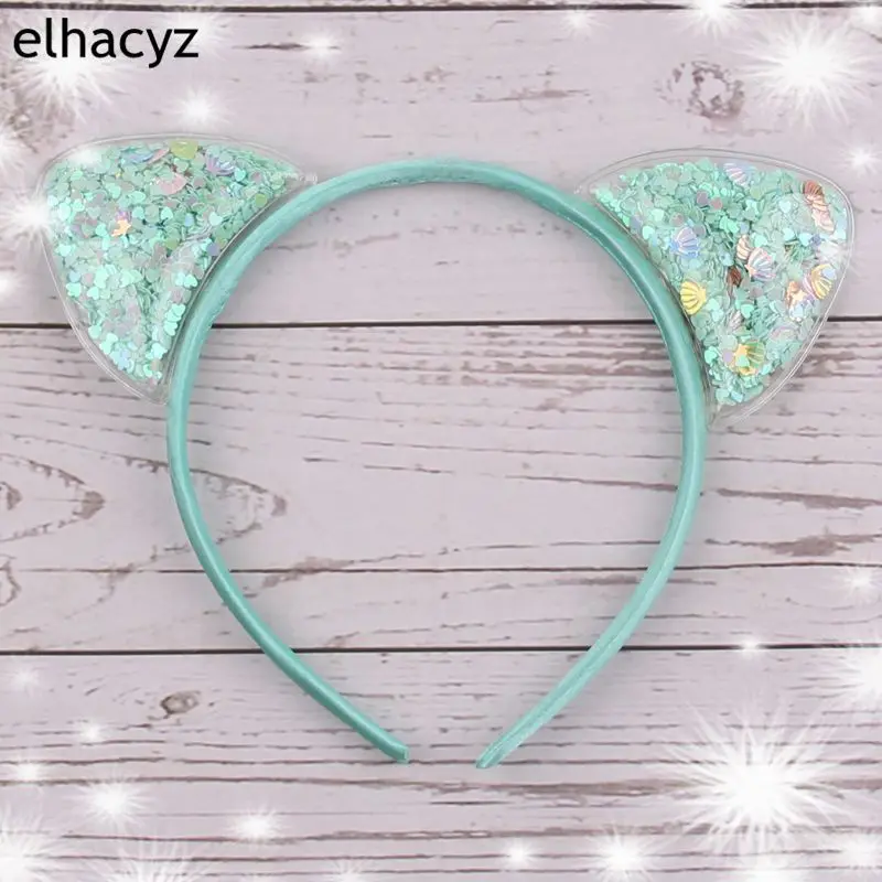 6 шт./лот новинка 2 5 ''ободок с надписью Love Stars прозрачный ободок кошачьими