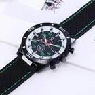 Мужские спортивные часы Grand Touring, кварцевые наручные часы в стиле милитари с силиконовым ремешком, 2019