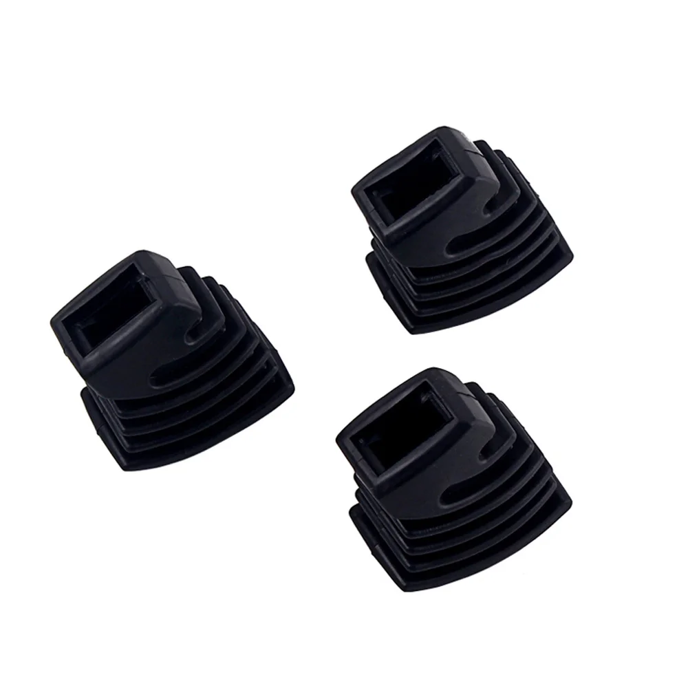 

3pcs Drum Rubber Feet for Drum Cymbal Stand Rack Bracket Percussion Parts Size WC10 (Black)