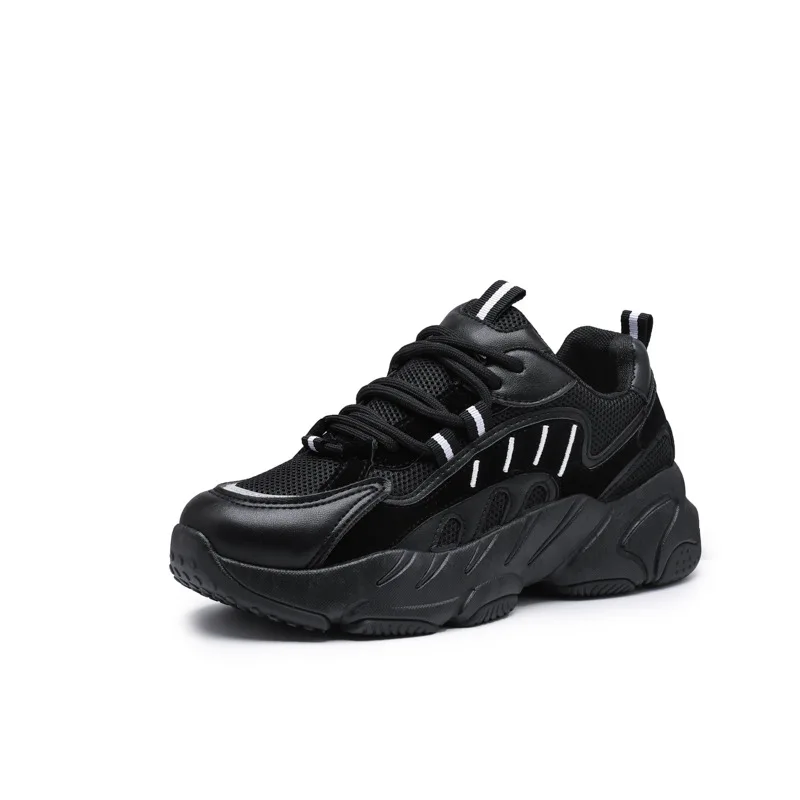 

Autumn Women Sneakers Vulcanize Breathable Reflective Fashion Casuals Height Increasing Female Chunky Ladies Shoes