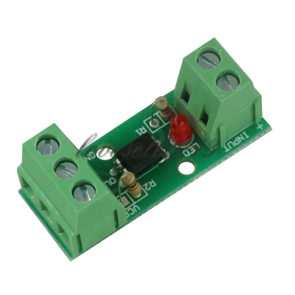 PC817 EL817 12 В 1CH 1-канальный изоляционный модуль оптрона доска для рейки держатель