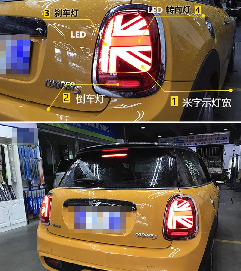 Автомобиль для 2007- Mini F56 cooper головной светильник s для F56 все светодиодный головной фонарь Angel eye светодиодный DRL передний светильник Би-светодиодный объектив динамический поворот