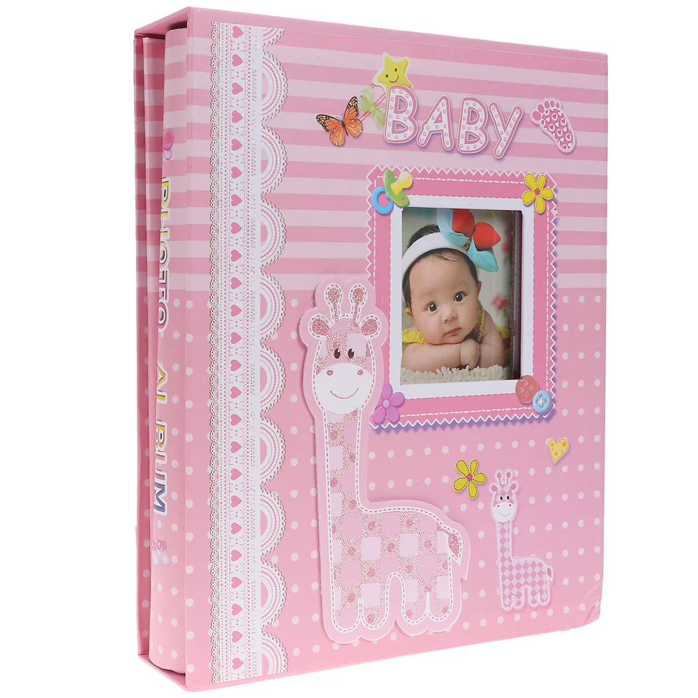 

6 Inch Photo Album Creative Commemorative Book 200 Pages Interstitial Albums Bag Personality Gift Decoration for Baby Photo Stor