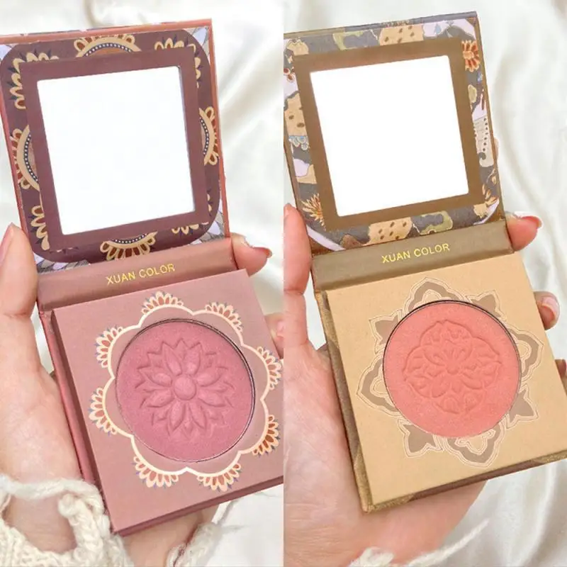 

Monochrome Blush High-gloss Repairing Palette Makeup Face Blusher Natural Rouge Cheek Contour Blush Cosmetics maquillaje TSLM1