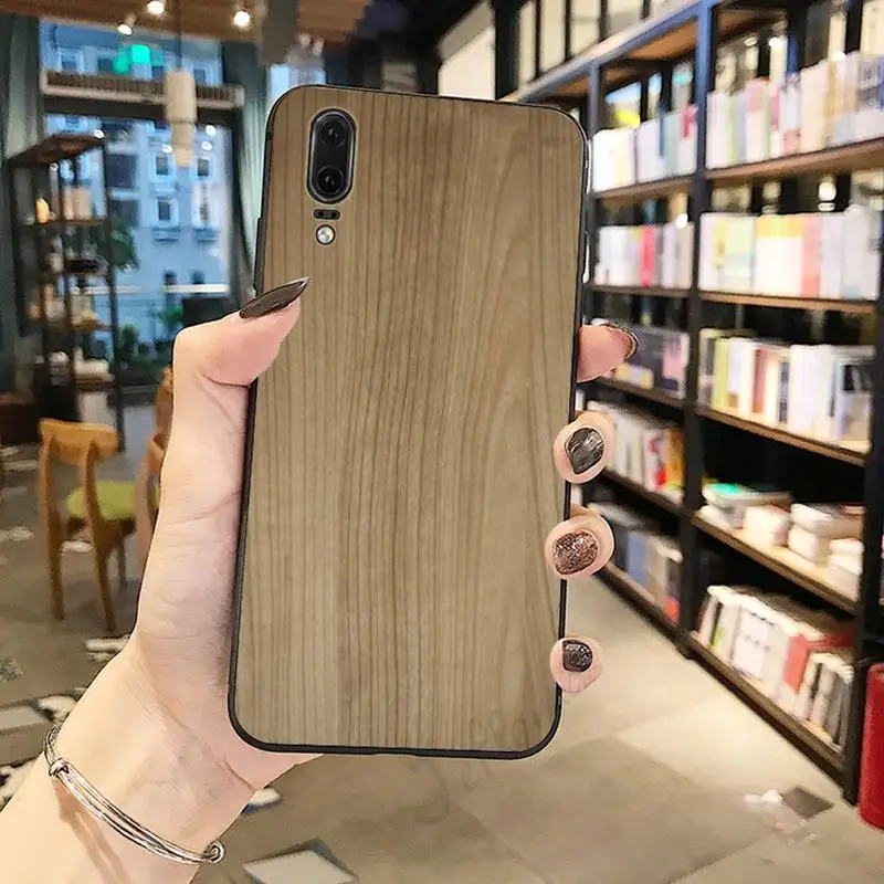 

wood texture pattern shell Phone Case For Huawei honor Mate P 10 20 30 40 Pro 10i 9 10 20 8 x Lite