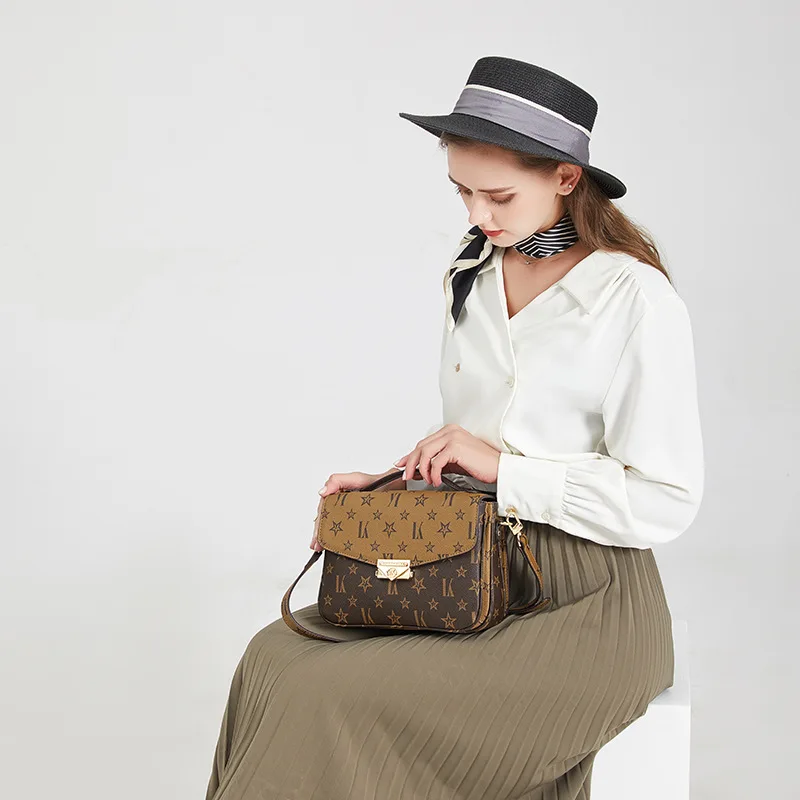 

2021 New Fashion Single Shoulder Messenger Bag Luxury Designer Purses and Handbags Ladies Fashionable Purse and Handbag Monogram