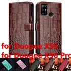 Роскошный чехол для телефона Doogee X96 Pro, Магнитный чехол-книжка для Doogee X 96 с искусственным рисунком