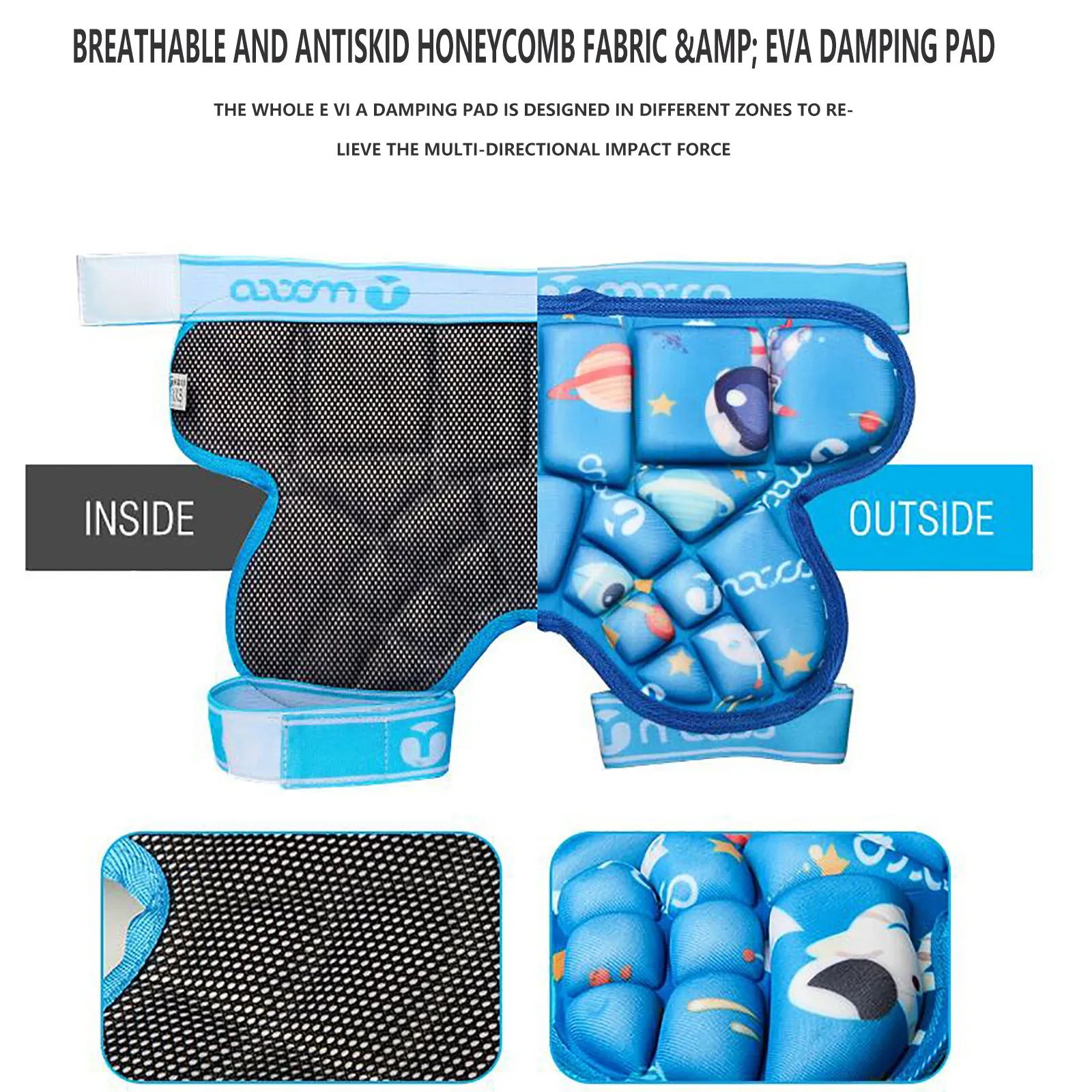 

Cartoon Ski Thicken Plush Knee Pads Winter Cute Hip Pad Fall-Proof Protective Gear Outdoor Sport Props For Adult Children Skiing