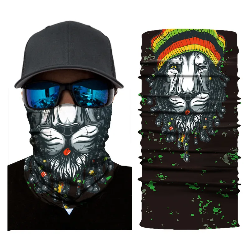 1 шт. маска для лица 3D Рисунок льва обезьяны с животным принтом Балаклава