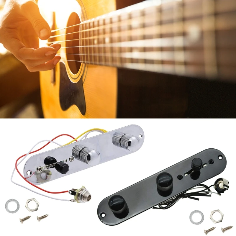 

3 Way Wired Loaded Prewired Control Plate Harness Switch Knobs for TL