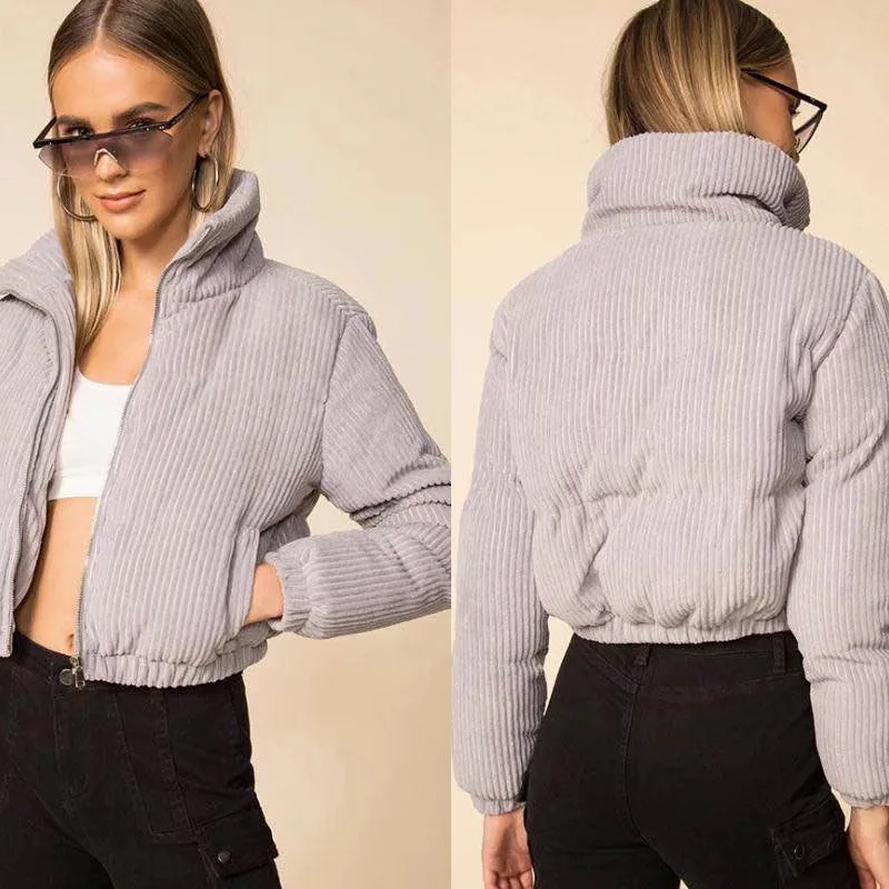 

Autumn Winter Female Women Thick Coat Ladies Casual Solid Color Turn-Down Collar Long Sleeve Jacket Coats Cardigans Streetwear