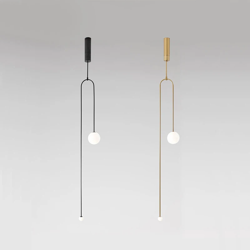 

Скандинавская креативная Современная дизайнерская Люстра для столовой гостиной спальни прикроватная люстра индивидуальная простая Геоме...