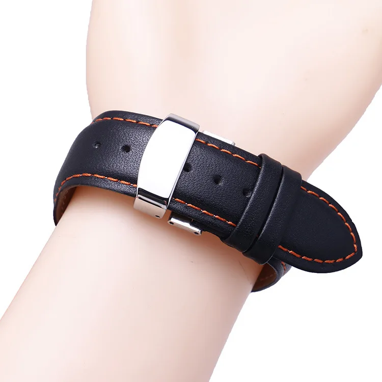 

Watch Accessories Band for Tissot Kutu T035407A/T035617A Series Men's Watch Bracelet Chain Leather 22 23 24mm Watch Strap Belt