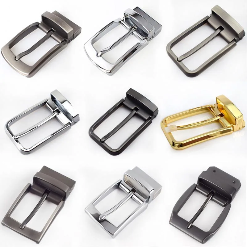 

Meetee 1pc 35/40mm Mens Metal Pin Belt Buckles for Male Waistband Head DIY Leather Crafts Jeans Decor Hardware Accessories