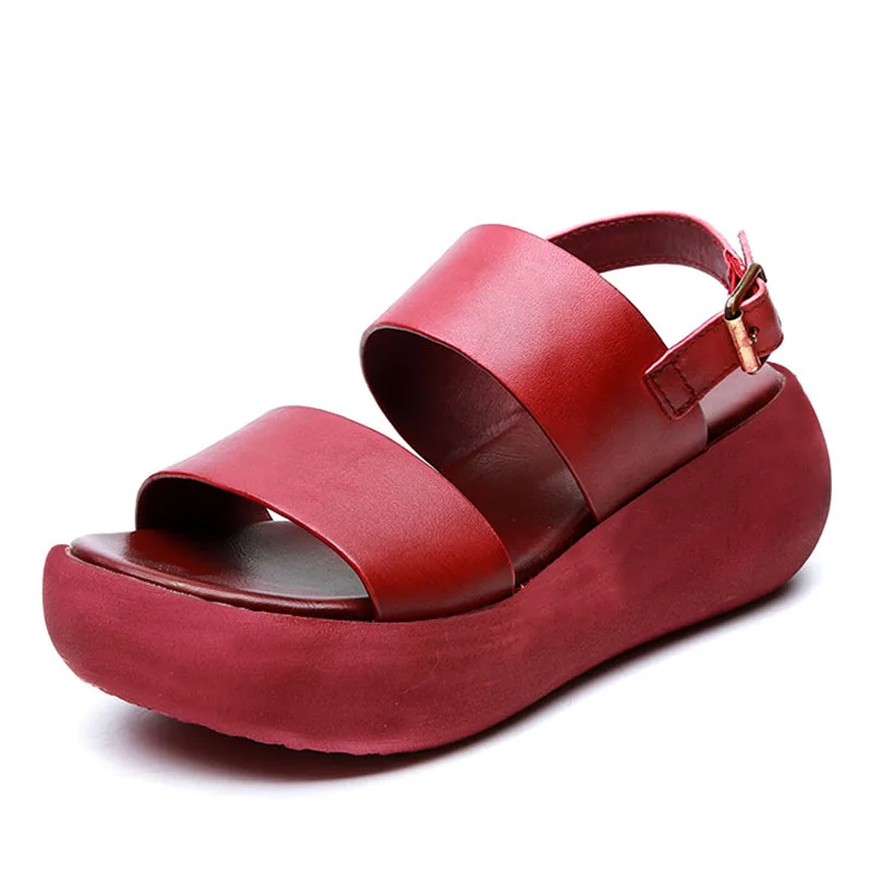 Сандалии DRKANOL женские летние из натуральной кожи босоножки-гладиаторы на