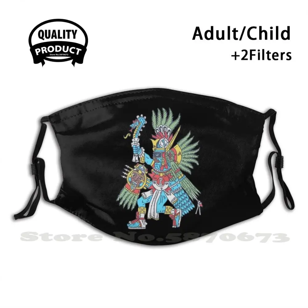 Huitzilopochtli - Aztec God Of Sun And War Deity горячая Распродажа зимние маски Мексиканский Бог |