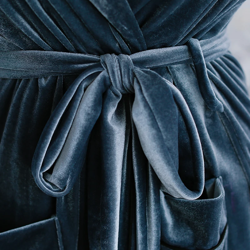 Женский комплект из двух предметов сексуальные ночные рубашки Осень-зима золото