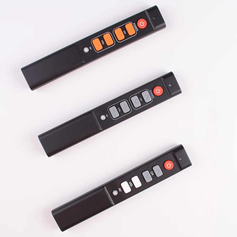 universal learn remote control work for tv stb dvd hifi heater spearker learning controller for tv box easy use for old people free global shipping