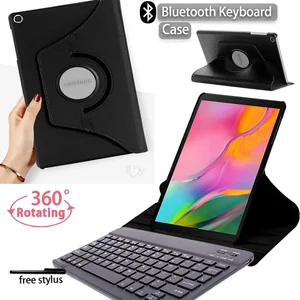 for samsung galaxy tab a 10 1 t510 t515 galaxy tab s6 lite 10 4p610 p615 anti fall 360 rotating tablet casebluetooth keyboard free global shipping